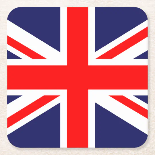 United Kingdom Flag Set of 4 Coasters 