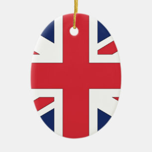 Union Jack/ Union Flag of United Kingdom Ceramic Ornament
