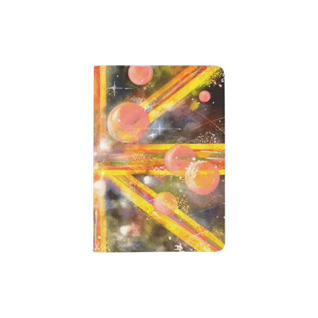 Union Jack "Union Jackalaxy" Passport Holder. Passport Holder (Front)