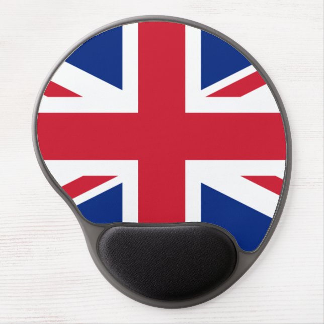 Union Jack United Kingdom British Flag Britain Gel Mouse Pad (Front)