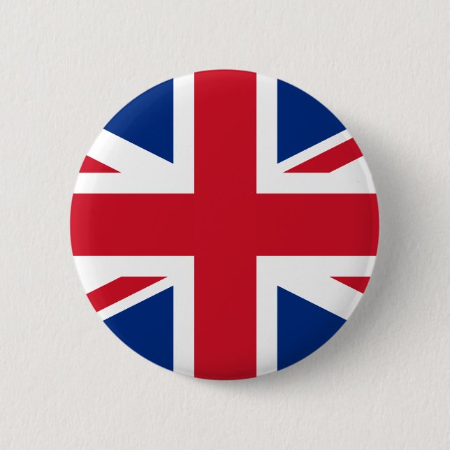 Union Jack United Kingdom Button (Front)