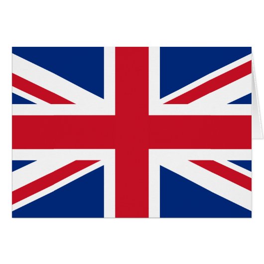 Union Jack United Kingdom Cards (Front Horizontal)