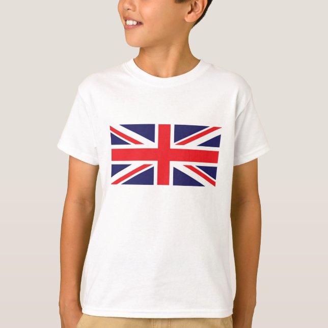 Union Jack United Kingdom Flag T-Shirt (Front)