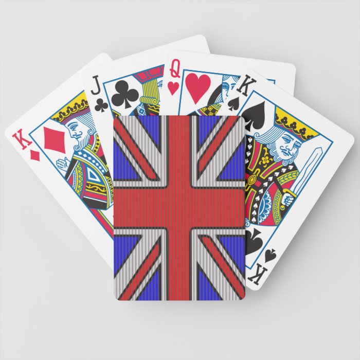 Union Jack Vector Art Playing Cards