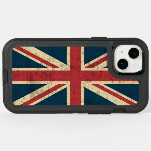 Union Jack Vintage British Flag OtterBox iPhone 14 Plus Case