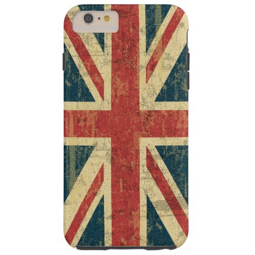 Union Jack Vintage Distressed Tough iPhone 6 Plus Case