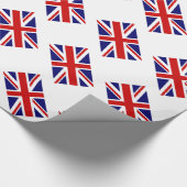 Union jack wrapping paper with British flag (Corner)