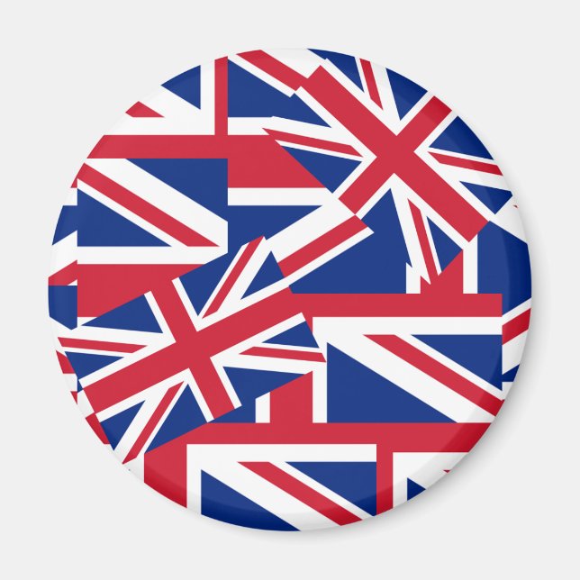 Union Jacks Galore Magnet (Front)