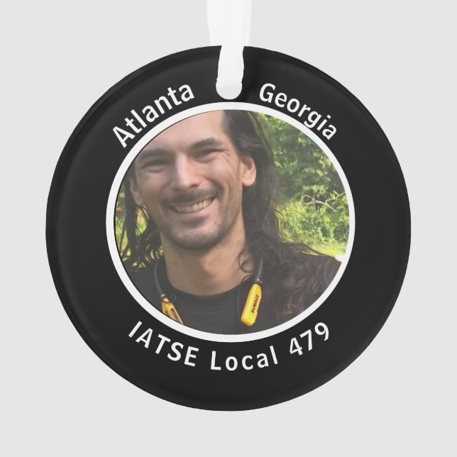 Union Journeyman  Ornament (Back)