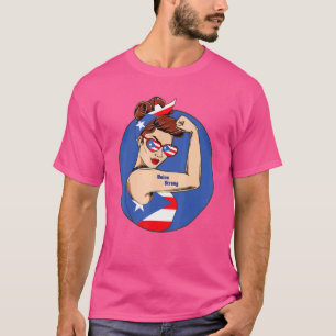 Union Labor Day for Women Rosie the Riveter USA Fl T-Shirt