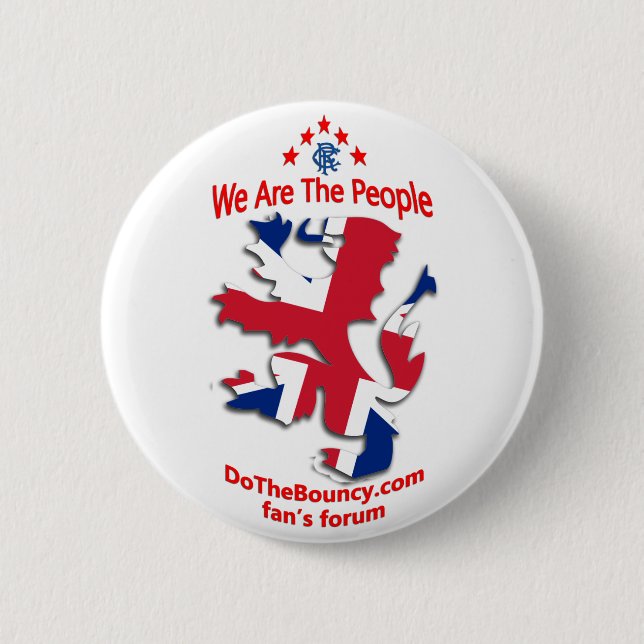 union lion DTB Rangers badge WATP Pinback Button (Front)