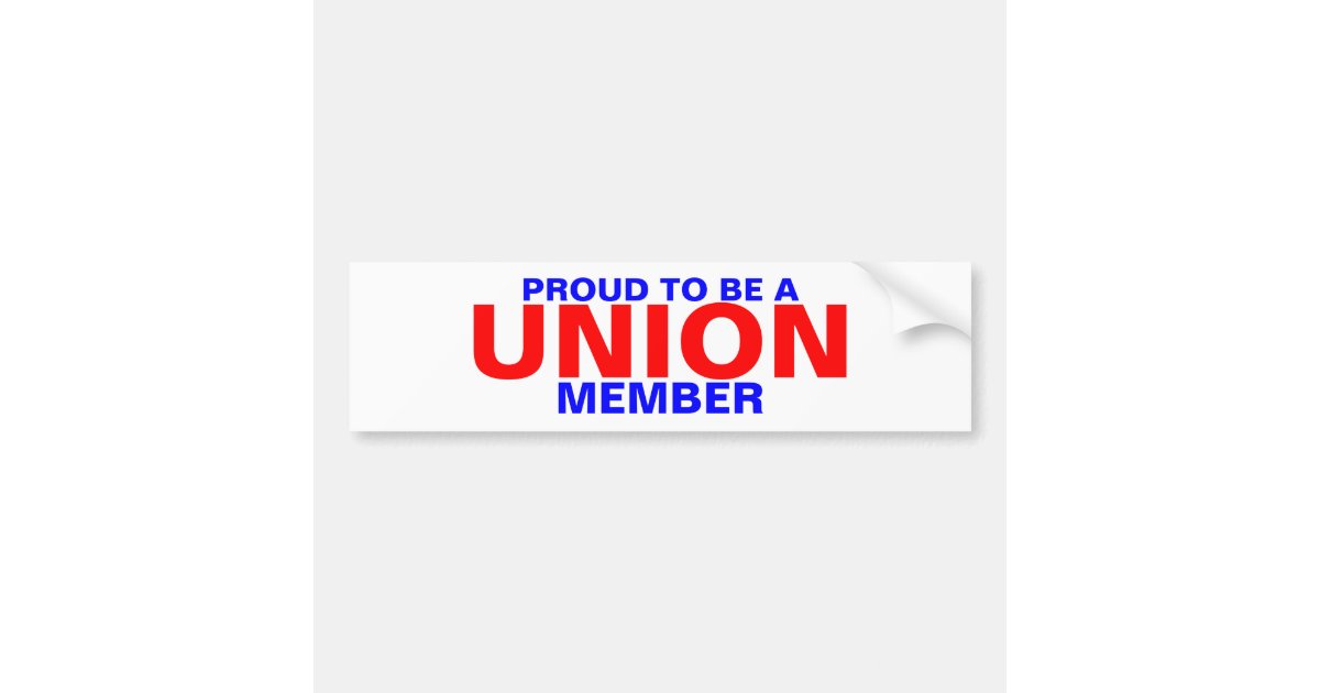 Proud To Be Union Sticker