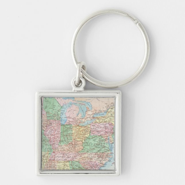 Union Military Chart Keychain (Front)