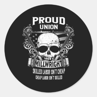 Union Millwright Classic Round Sticker
