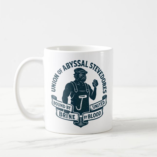Union of Abyssal Stevedores – Bound by Brine Coffee Mug (Left)
