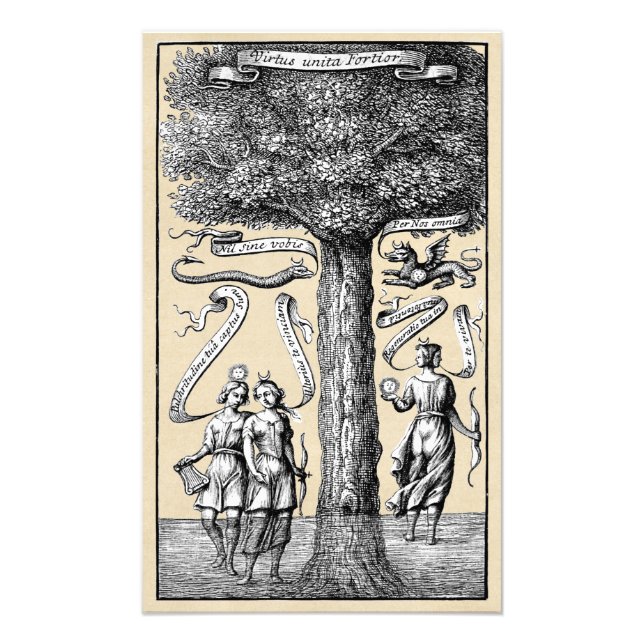 Union of Opposites in Medieval Alchemy Photo Print (Front)