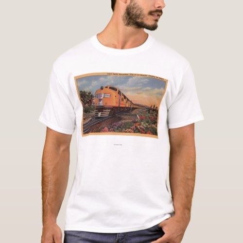 Union Pacific Railroad City of Los Angeles T_Shirt