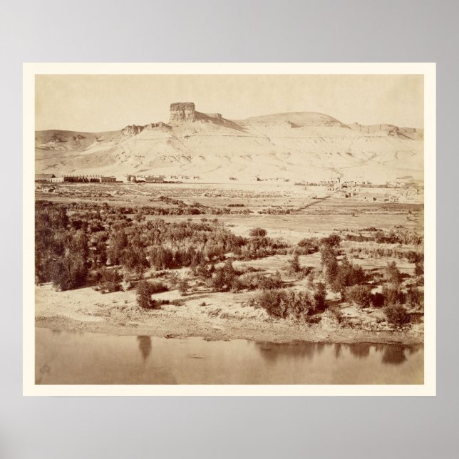 Union Pacific Railroad Green River Wyoming Photo Poster (Front)