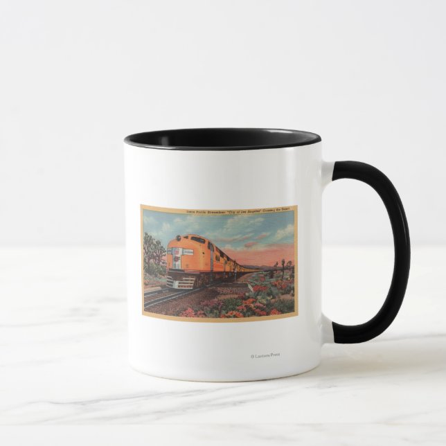 Union Pacific Train, City of L.A. Mug (Right)