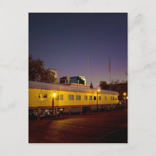 Union Pacific Train in Old Sacramento Postcard