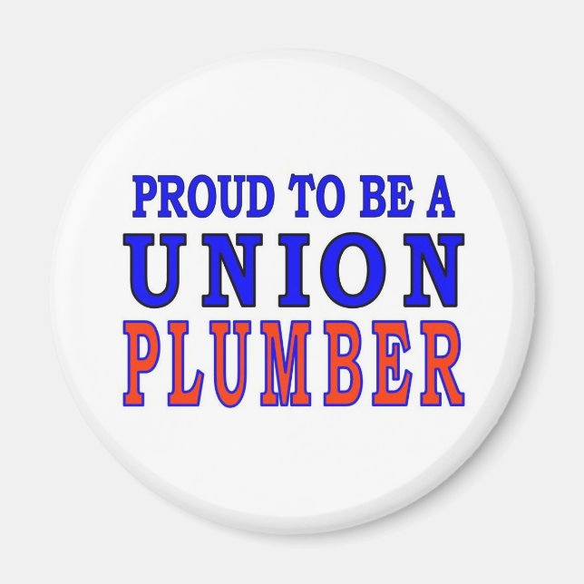 UNION PLUMBER MAGNET (Front)