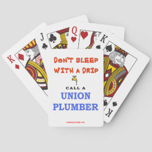 UNION PLUMMER POKER CARDS