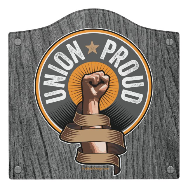Union Proud Door Sign (Large Crest Front)