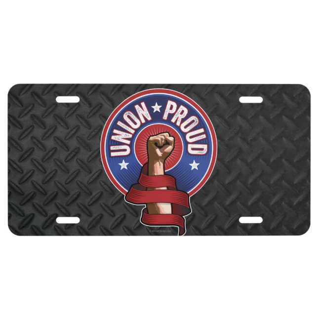 Union Proud License Plate (Front)