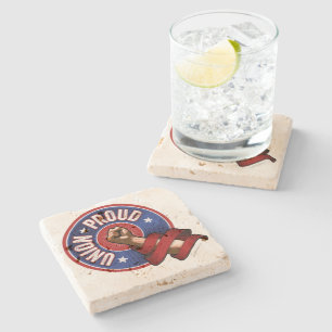 Union Proud Stone Coaster