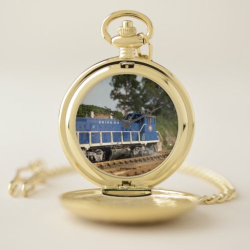 Union Railroad Northbound at Bull Run Pocketwatch Pocket Watch