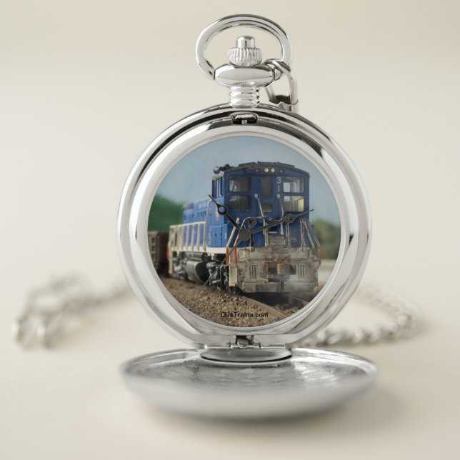 Union RR Moving a Gondola Pocketwatch Pocket Watch (Inside)