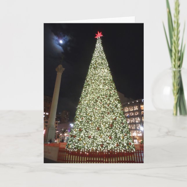 Union Square Christmas- San Francisco Holiday Card (Front)