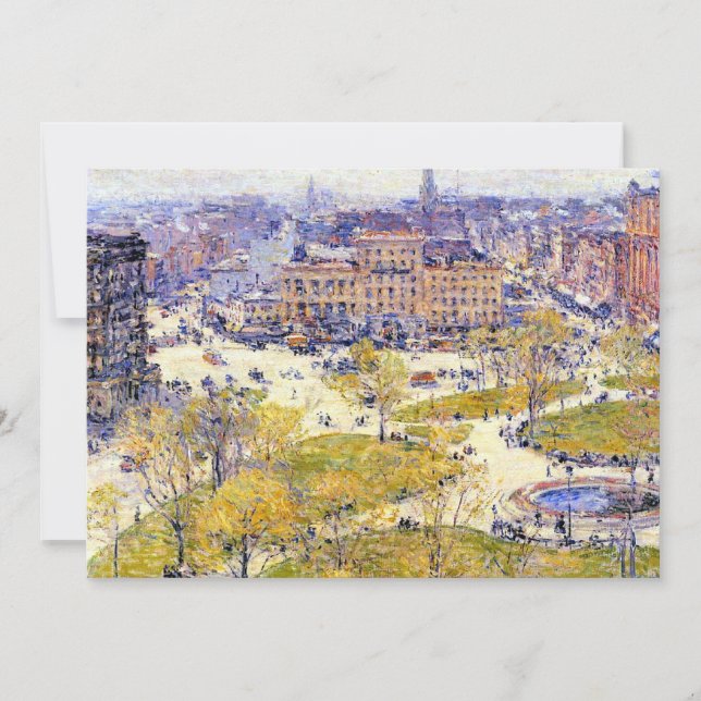 Union Square in Spring by Frederick Childe Hassam (Front)