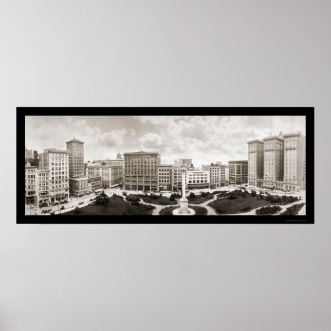 Union Square San Francisco CA Photo 1910 Poster (Front)