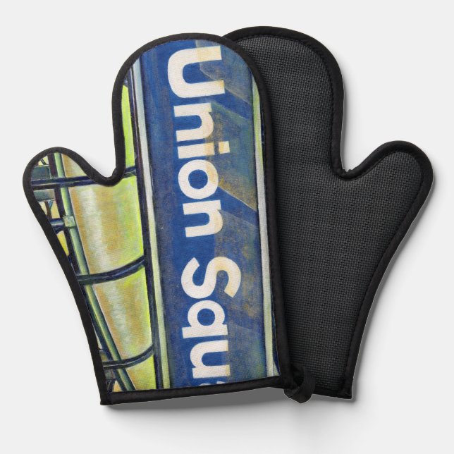Union Square's Parlor Oven Mitt (Front/Back)