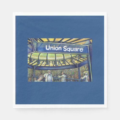 Union Squares Parlor Paper Napkins