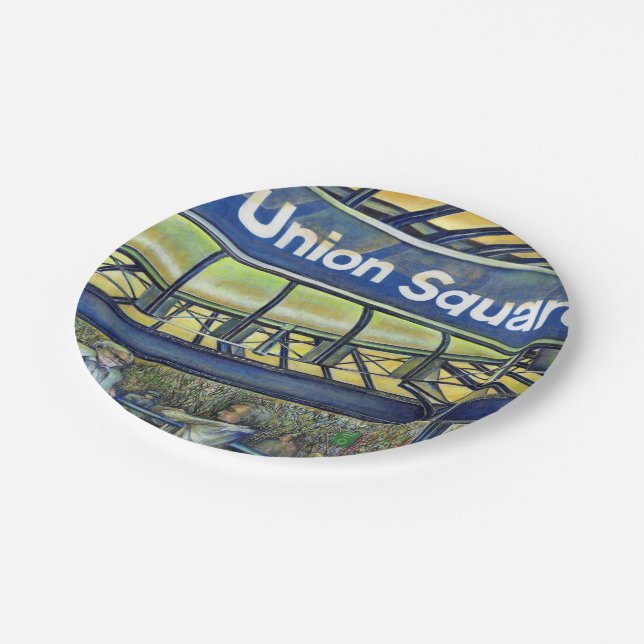 Union Square's Parlor Paper Plates (Angled)