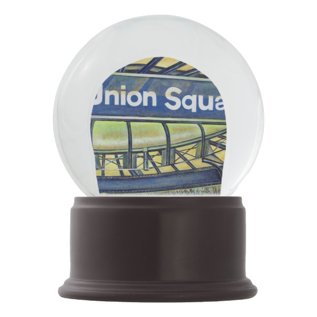 Union Square's Parlor Snow Globe (Front)