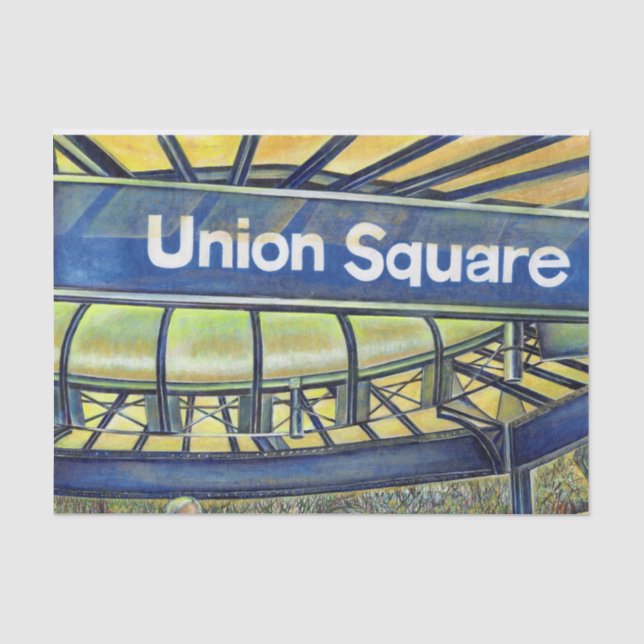 Union Square's Parlor Tissue Paper (Front)