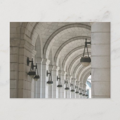 Union Station Arches Postcard