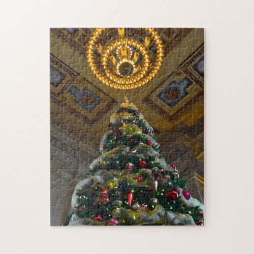 Union Station Christmas Tree Jigsaw Puzzle