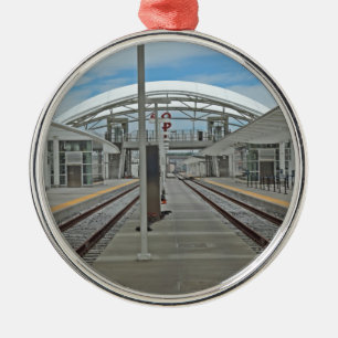 Union Station Denver Metal Ornament