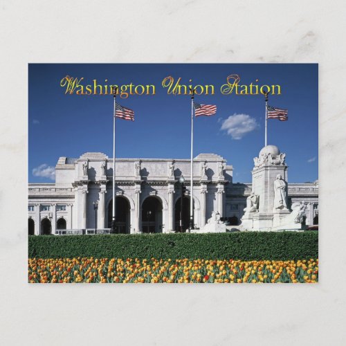 Union Station exterior Washington DC Postcard