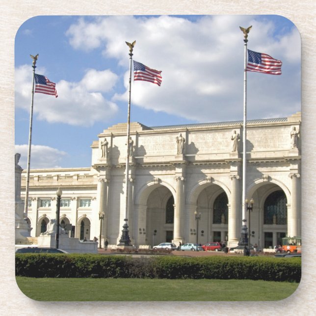 Union Station in Washington, D.C. Beverage Coaster (Front)