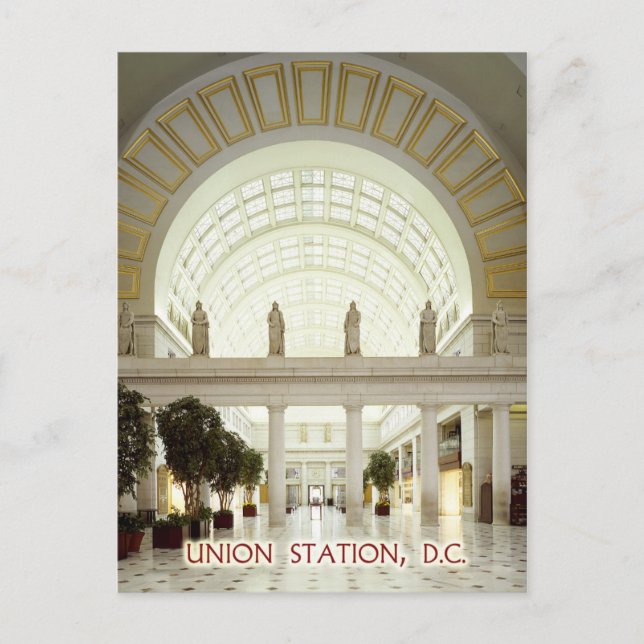 Union Station in Washington, D.C. Postcard (Front)