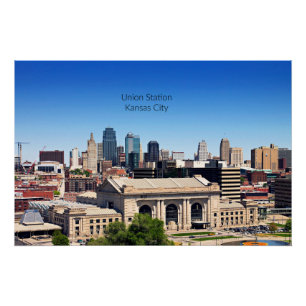 Union Station, Kansas City, Missouri photograph Poster