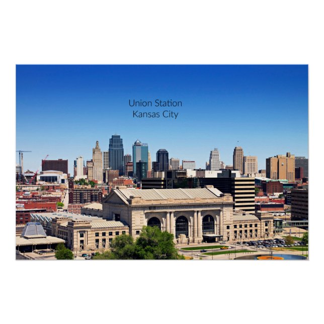 Union Station, Kansas City, Missouri photograph Poster (Front)