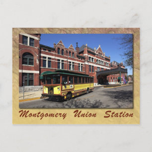 Union Station, Montgomery, Alabama Postcard