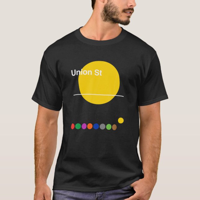 Union Street - Brooklyn's Slope, Carroll Gardens, T-Shirt (Front)
