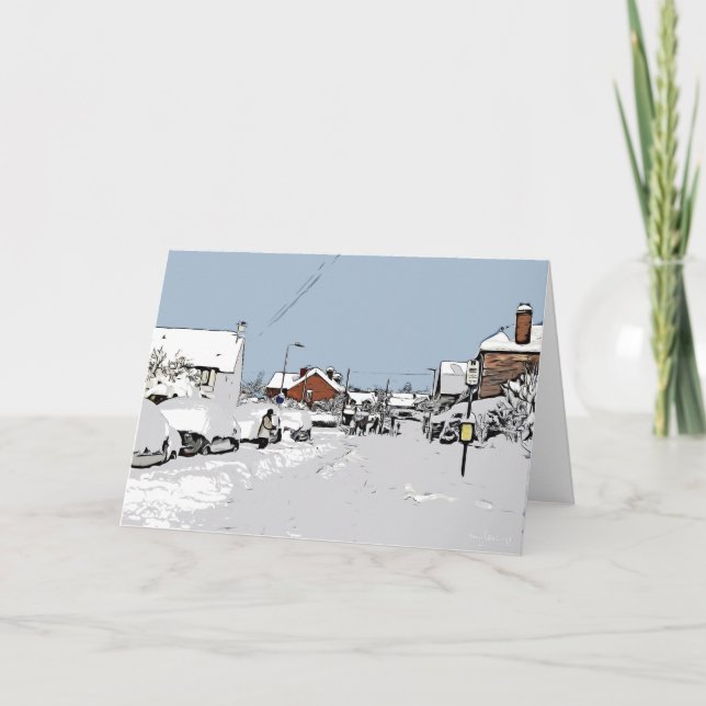 Union Street, Harthill with Woodall. Card (Front)